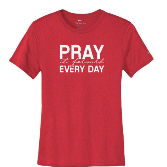 Pray It Forward Women’s Christian T-shirt - ClaimedbyGodDesigns