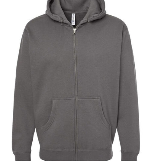 Be The Light Men's Christian Full - zip Hooded Sweatshirt - ClaimedbyGodDesigns