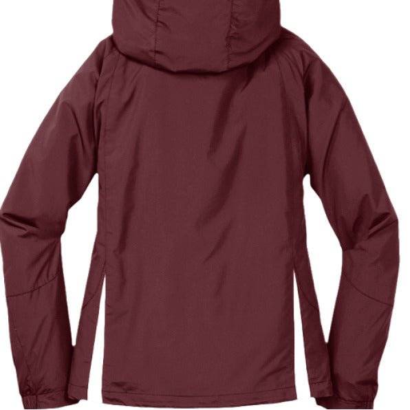 All Things Are Possible Women’s Christian Colorblock Hooded Reglan Jacket - ClaimedbyGodDesigns