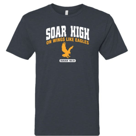 Soar High Youth Christian Jersey T-shirt - ClaimedbyGodDesigns