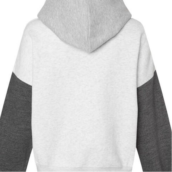 All Things Are Possible Women’s Christian Colorblock Crop Hooded Sweatshirt - ClaimedbyGodDesigns