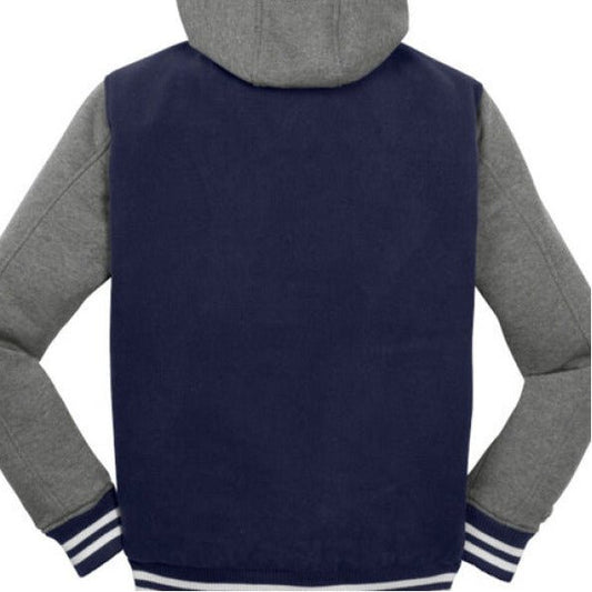 Man of Faith Insulated Men's Christian Letterman Jacket – Stylish, Warm, and Faith - Inspired Outerwear - ClaimedbyGodDesigns