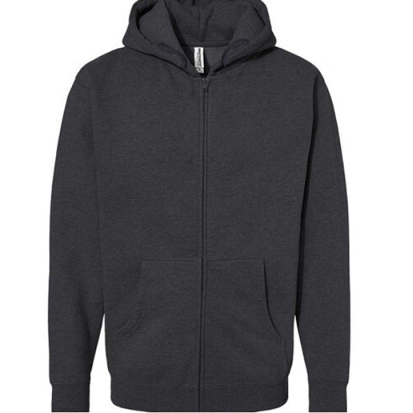 Be The Light Men's Christian Full - zip Hooded Sweatshirt - ClaimedbyGodDesigns