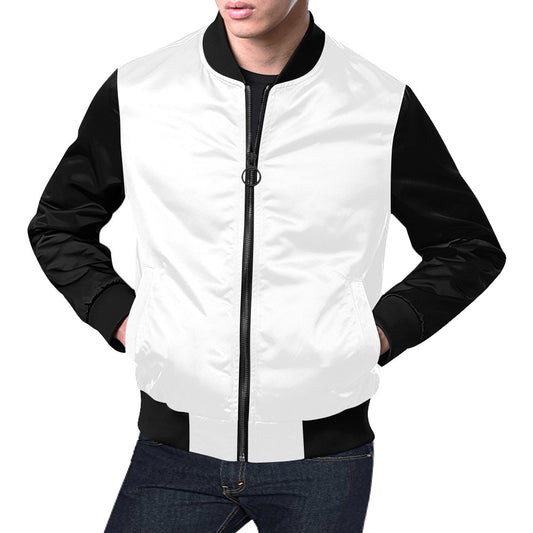 Fuerte Soy en Jesús – Chaqueta Bomber Cristiana para Hombre Estilo, Fe y Comodidad (Spanish Men's Jacket) - ClaimedbyGodDesigns