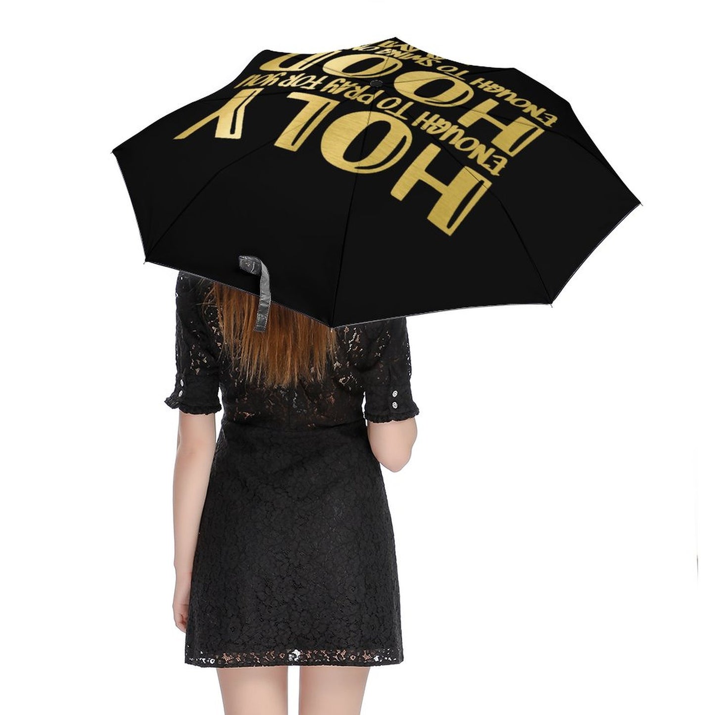 Holy Enough To Pray For You Hood Enough To Swing On You Amen Christian Umbrella