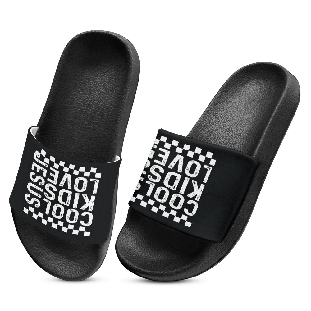 Cool Kids Love Him Christian Children's Sandals - ClaimedbyGodDesigns