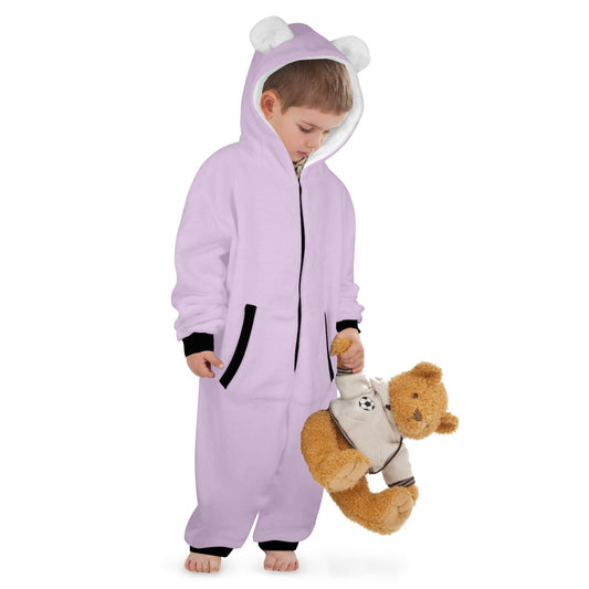 Relax He Is In Control One - Piece Zip up Hooded Pajamas for Little Kids (Toddler) - ClaimedbyGodDesigns