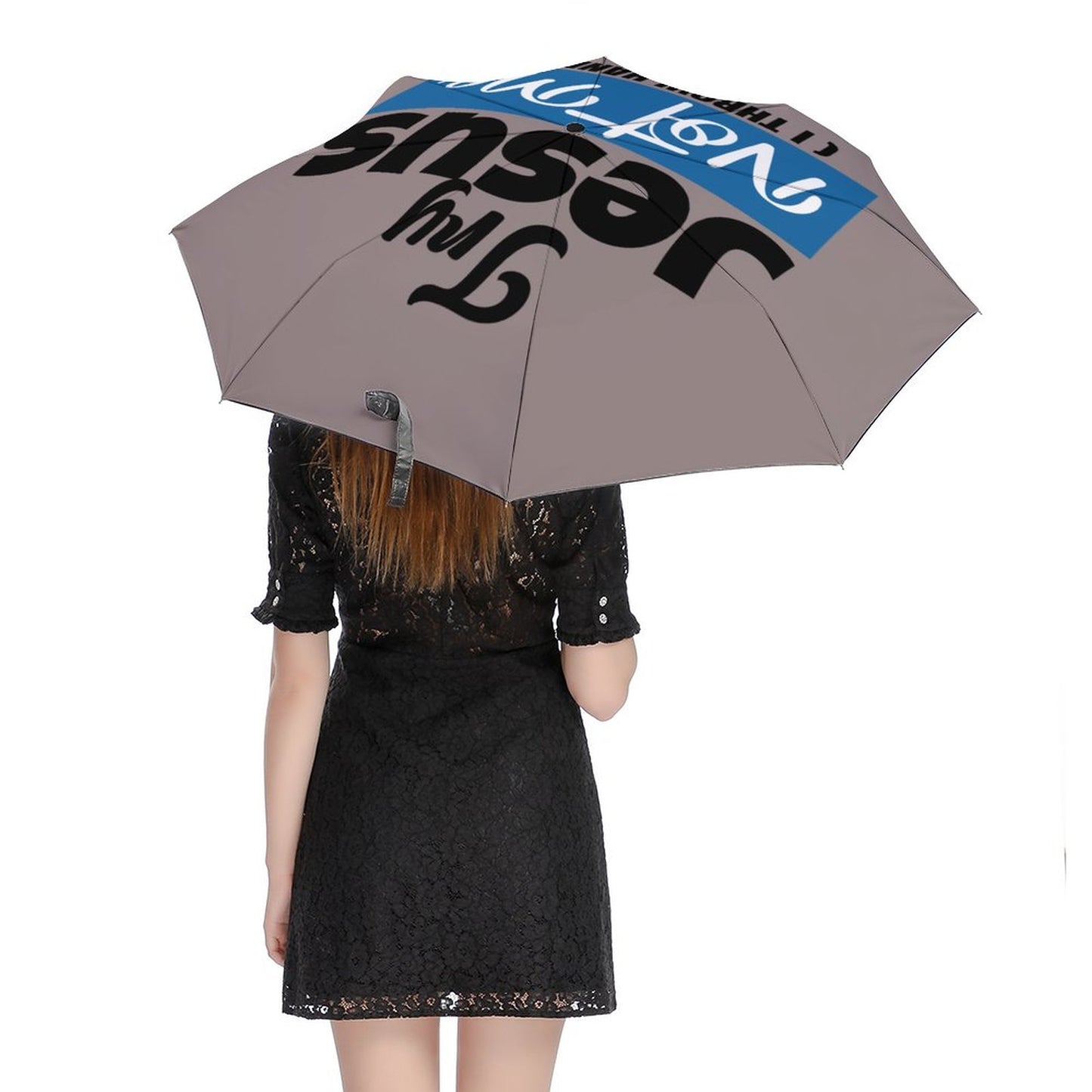 Try Not Me I Throw Hands Christian Umbrella