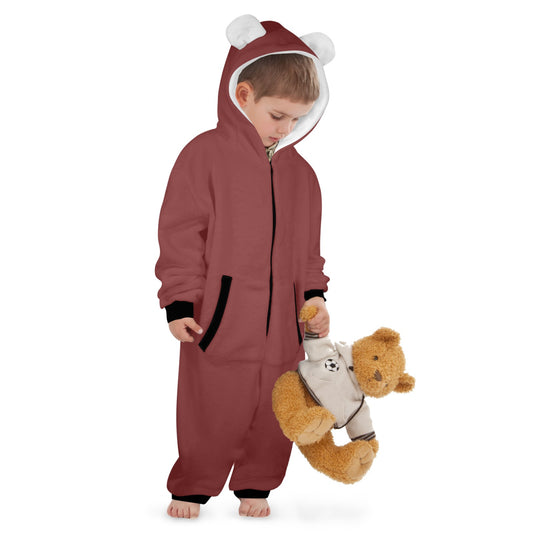 Be Who He Wants You To Be One - Piece Zip up Hooded Pajamas for Little Kids (Toddler) - ClaimedbyGodDesigns