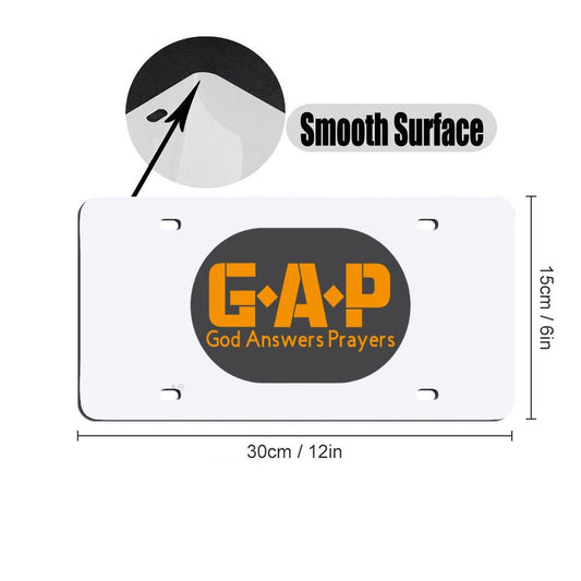 He Answers Prayers Christian Car License Plate-11.8”x5.9”