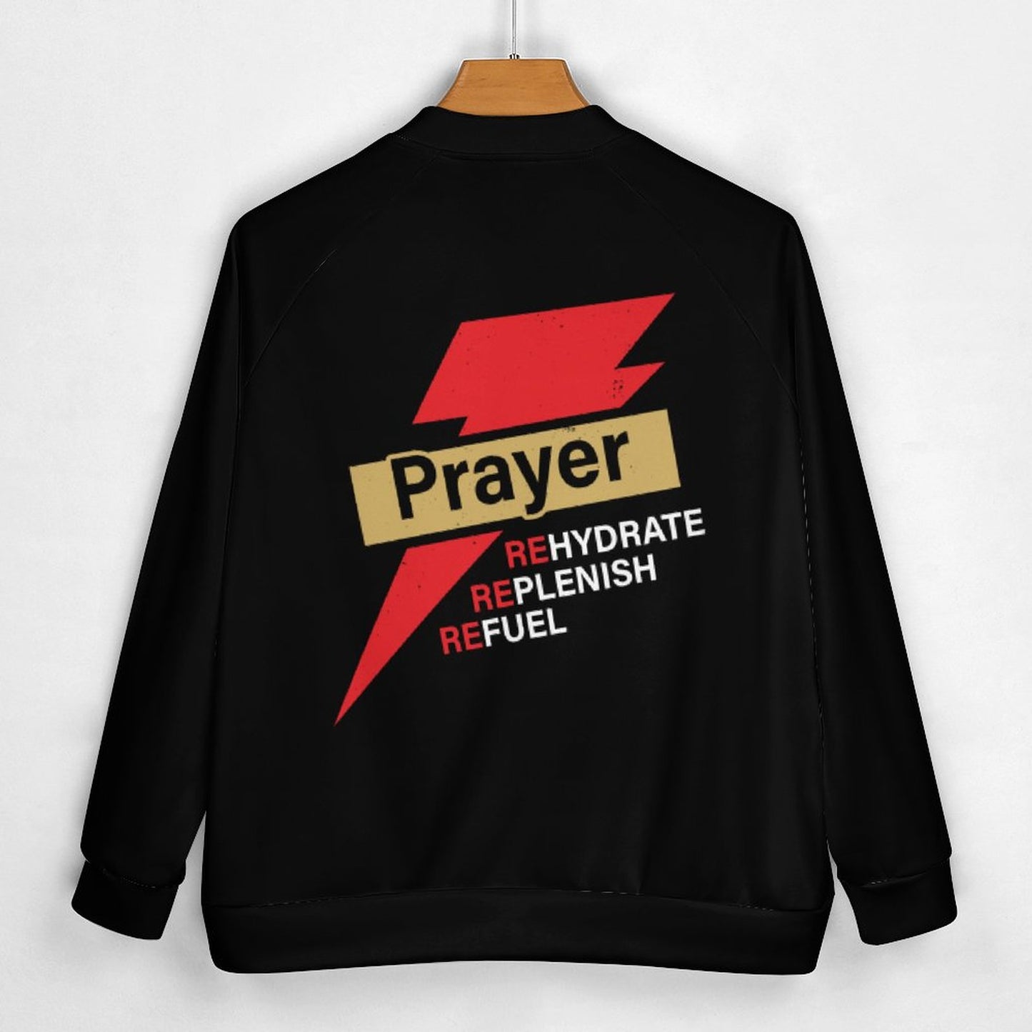 Prayer Rehydrate Replenish Refuel Men's Christian Jacket SALE-Personal Design