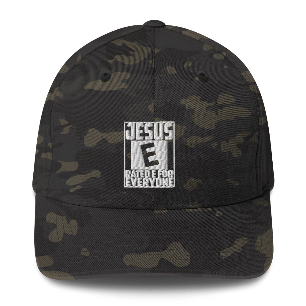 Rated E For Everyone Adult Christian Structured Twill Hat - ClaimedbyGodDesigns