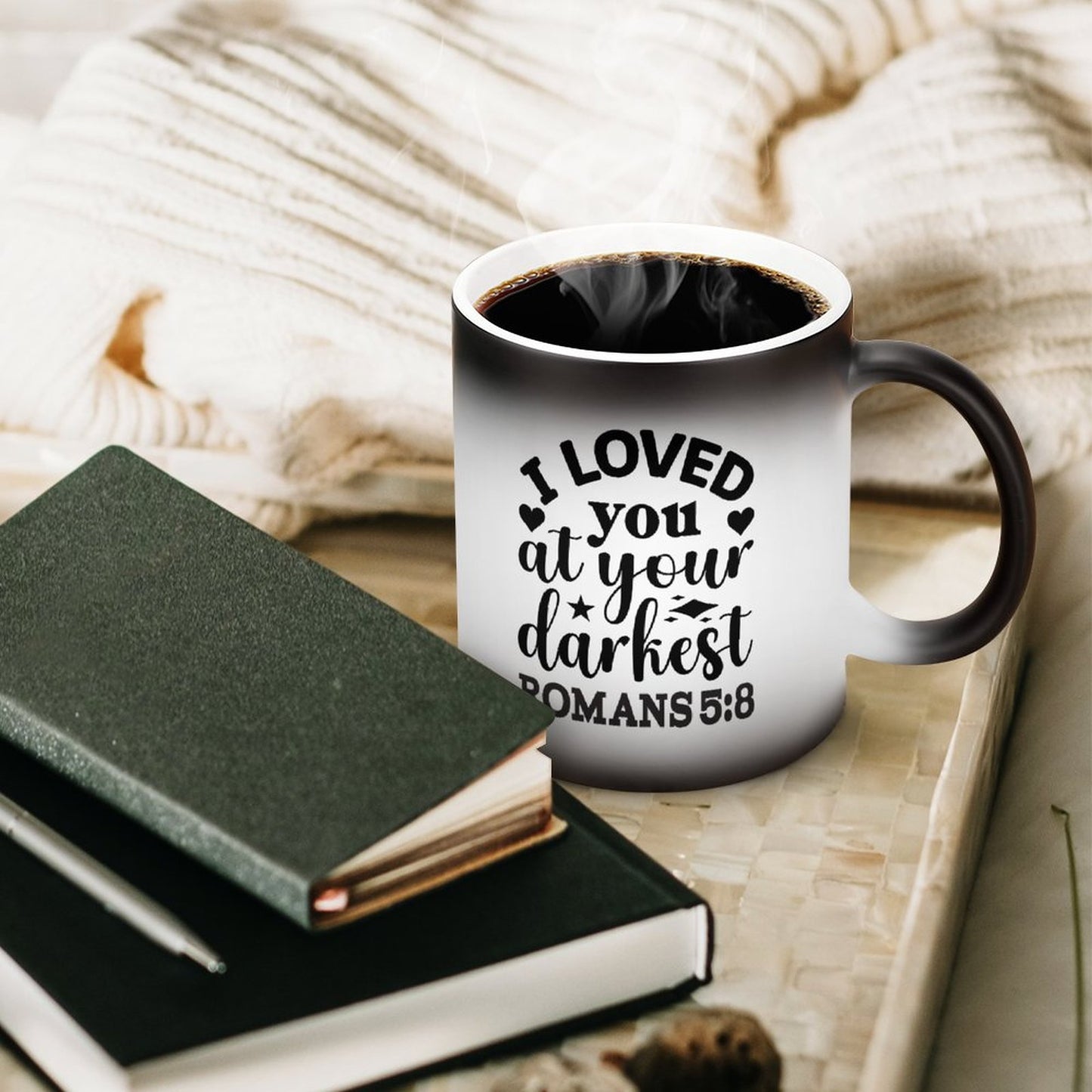 I Loved You At Your Darkest Christian Color Changing Mug (Dual-sided)