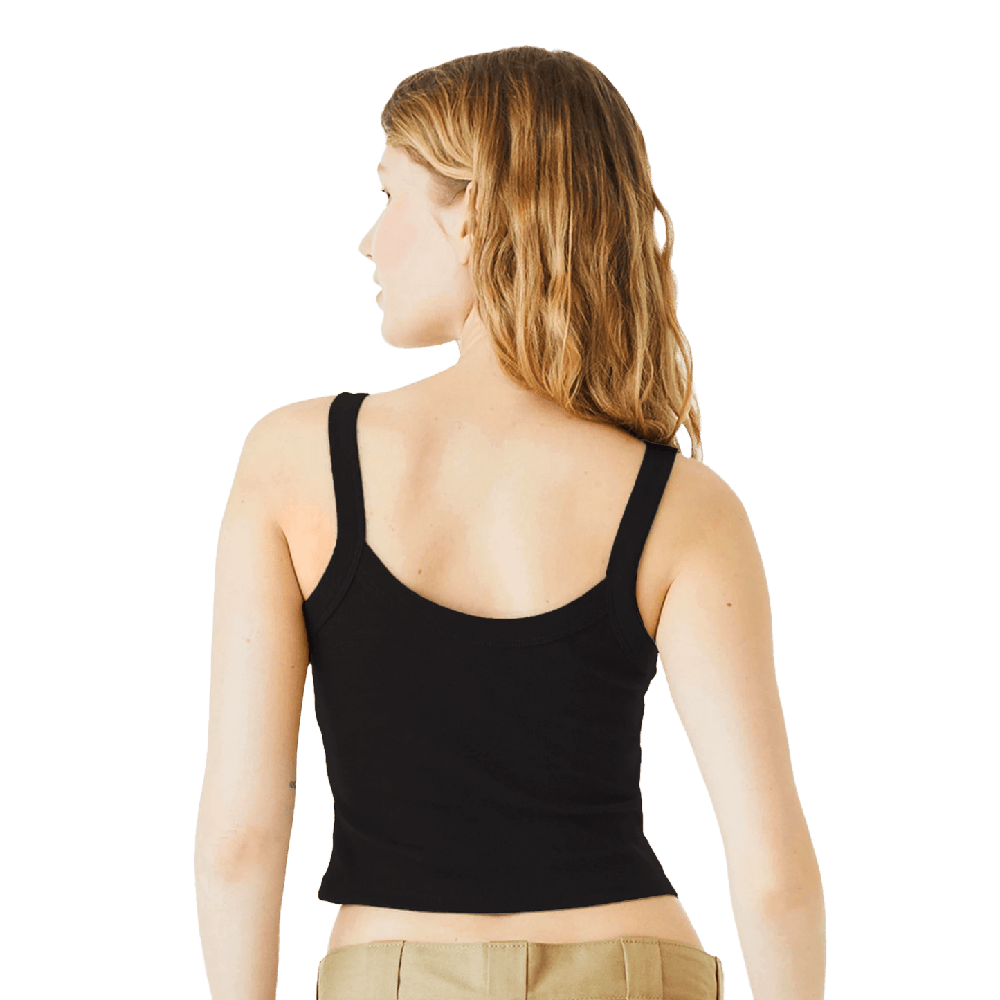 For Such A Time Women's Christian Micro Ribbed Scoop Tank - ClaimedbyGodDesigns