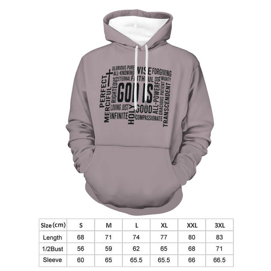God Is Men's Christian Pullover Hooded Sweatshirt SALE-Personal Design
