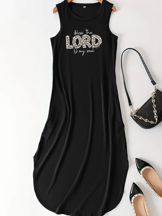 Bless The Lord O My Soul Women's Christian Casual Summer Tank Dress claimedbygoddesigns