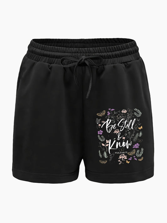 Be Still & Know Women's Christian Shorts claimedbygoddesigns