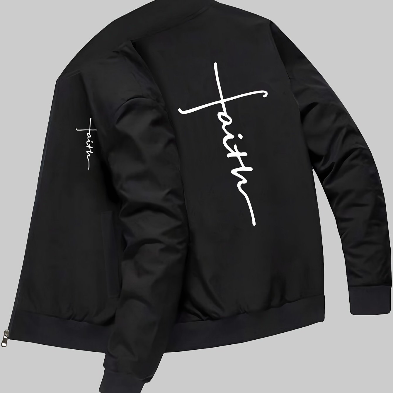 Faith Men's Christian Jacket claimedbygoddesigns