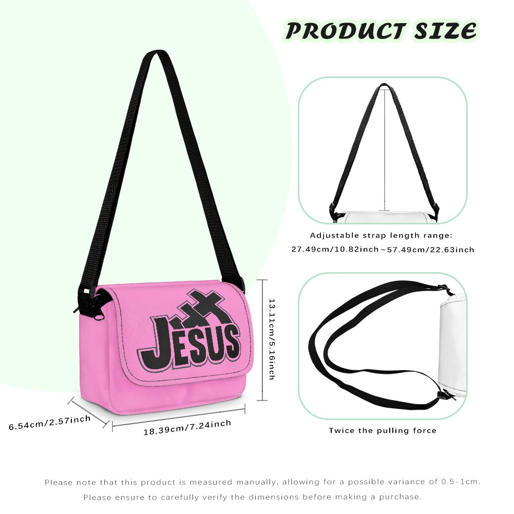 Jesus Christian Kids Flap Crossbody Bag