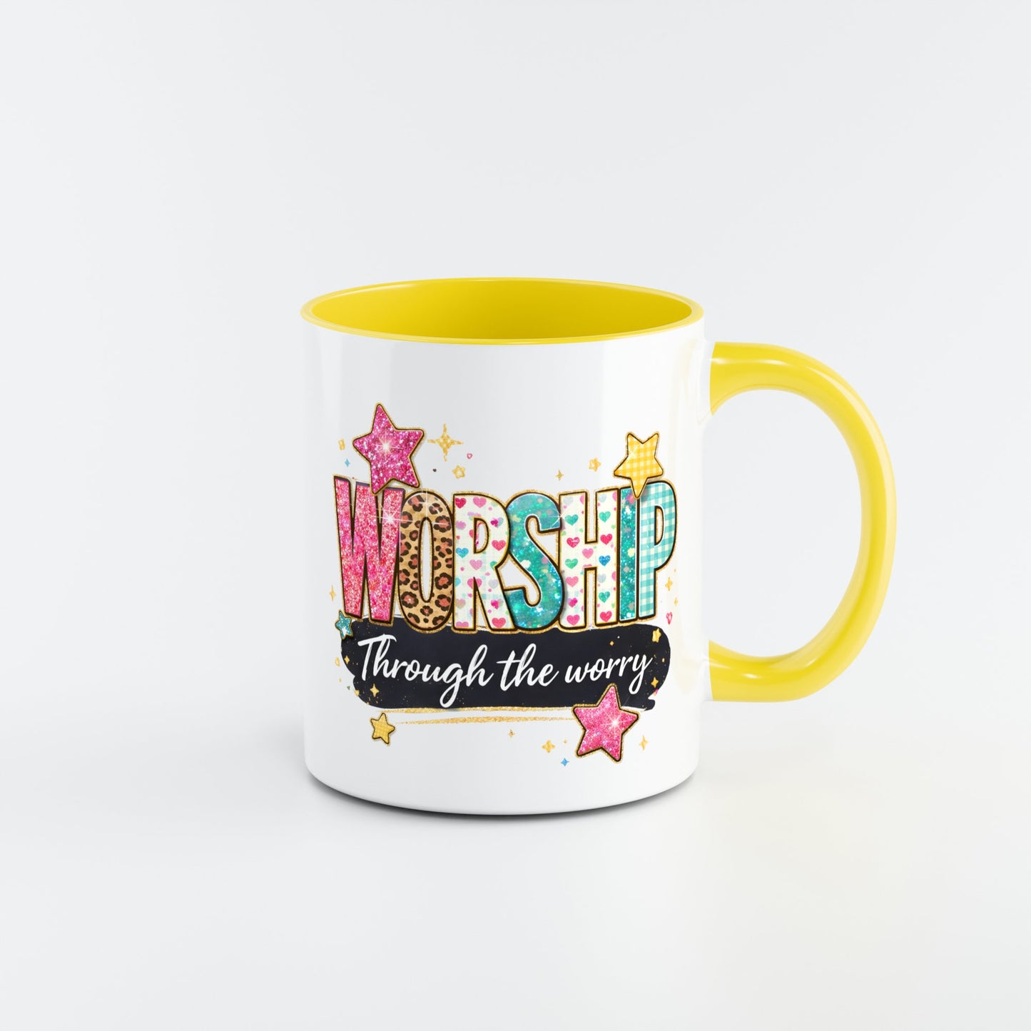 Worship Through The Worry Hello Sunshine Christian Gift Set - ClaimedbyGodDesigns