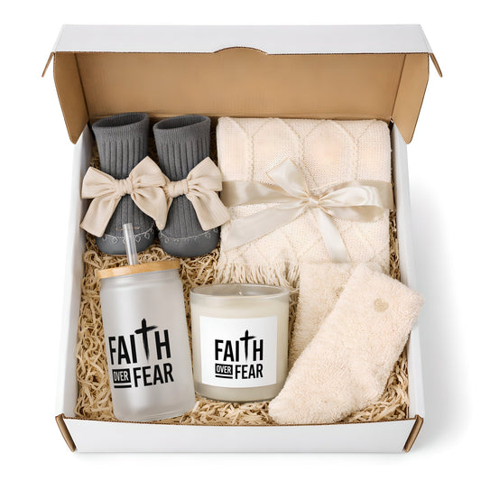 Faith Over Fear: New Beginnings Christian Gift Set - ClaimedbyGodDesigns