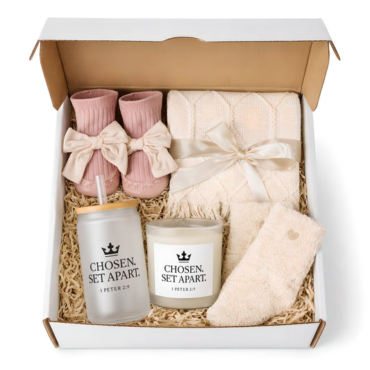 Chosen. Set Apart. 1 Peter 2:9 — New Beginnings Christian Gift Set - ClaimedbyGodDesigns