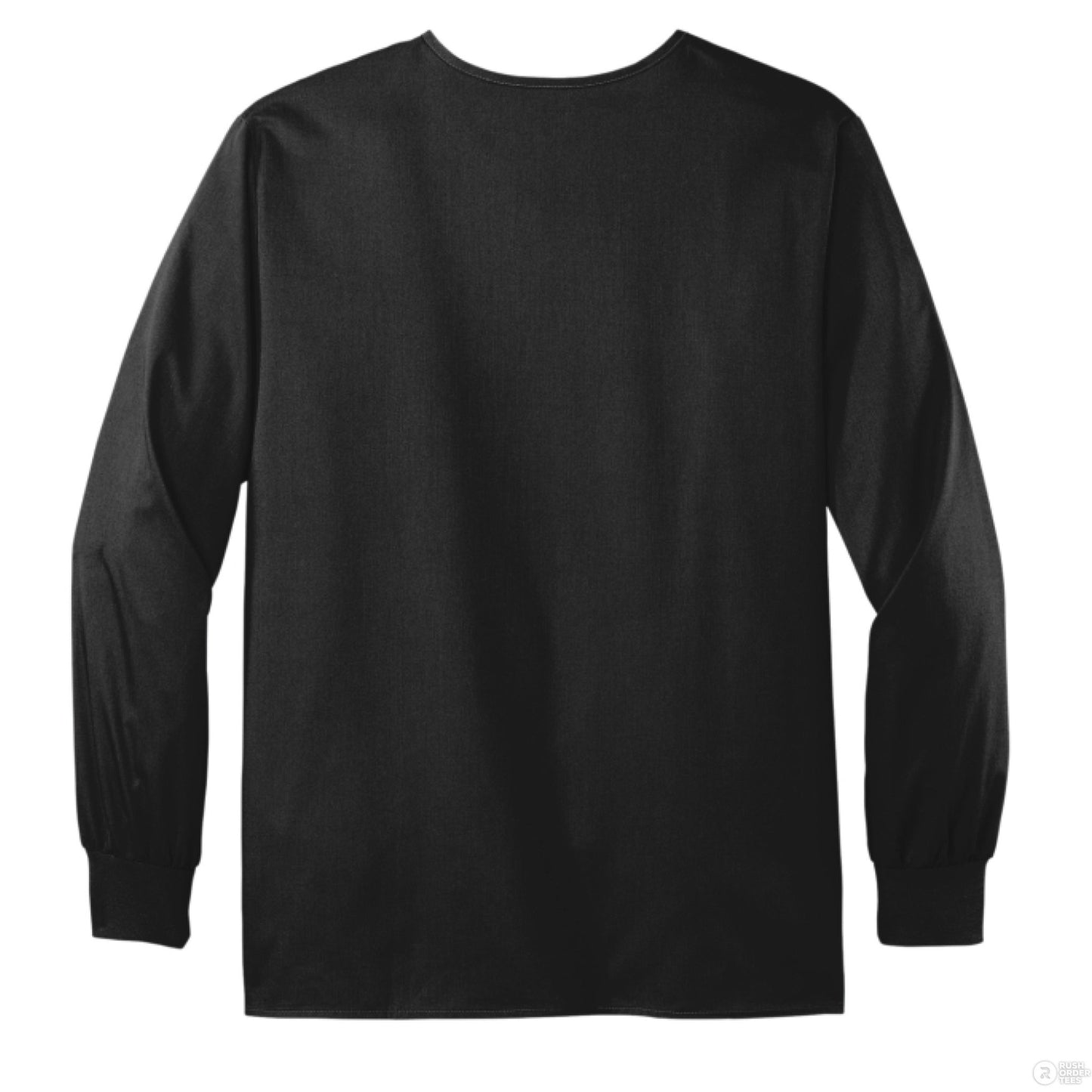 Seek First The Kingdom Unisex Christian WorkFlex Snap - Front Scrub Jacket – Comfortable, Durable, and Professional Workwear - ClaimedbyGodDesigns