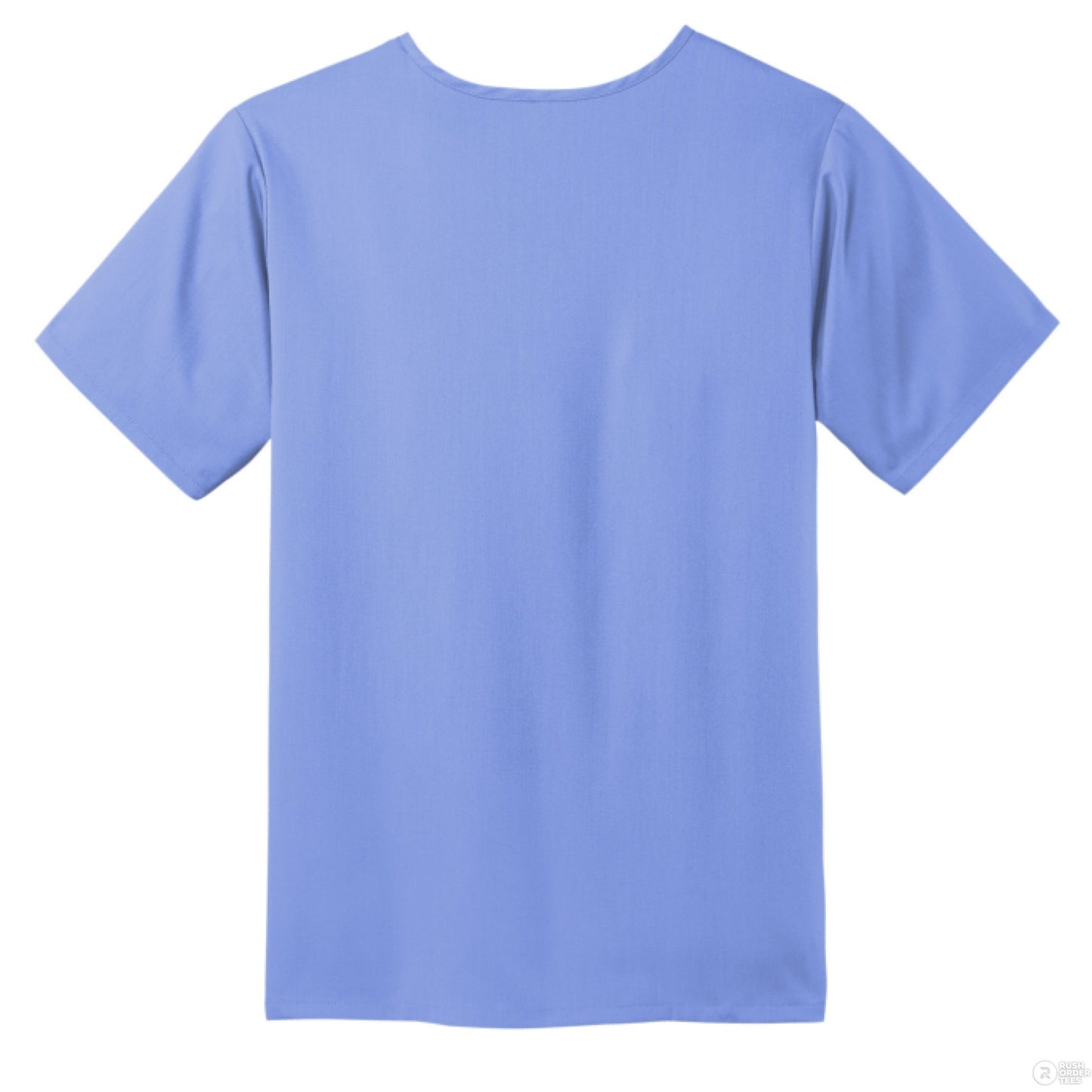 Keep Him First Men’s WorkFlex Mock Wrap Christian Scrub Top - ClaimedbyGodDesigns