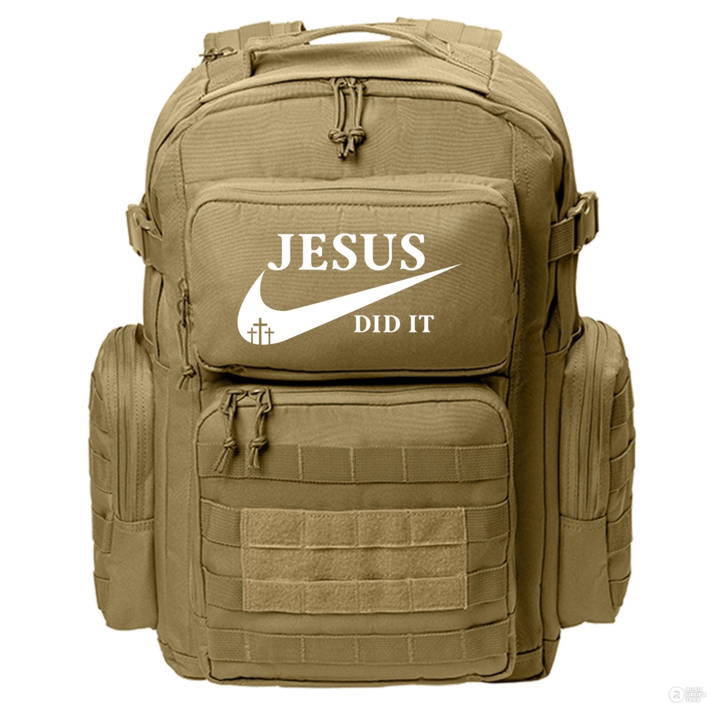He Did It (3) Christian Backpack - ClaimedbyGodDesigns
