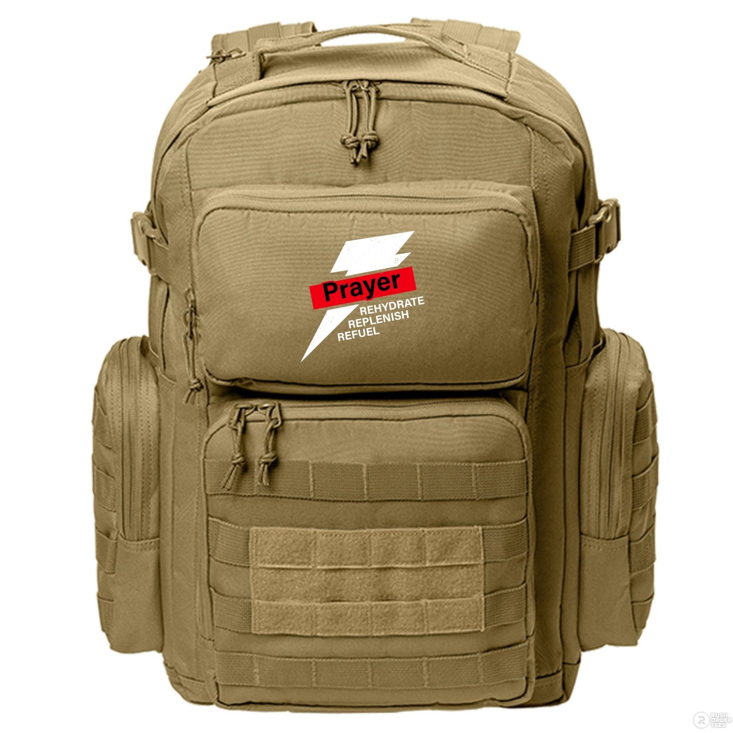 Prayer Rehydrate Replenish Refuel Christian Backpack - ClaimedbyGodDesigns