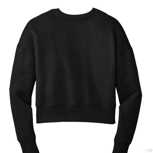 I Wanna Follow Him Funny Women's Christian Pullover Fleece Cropped Sweatshirt - ClaimedbyGodDesigns