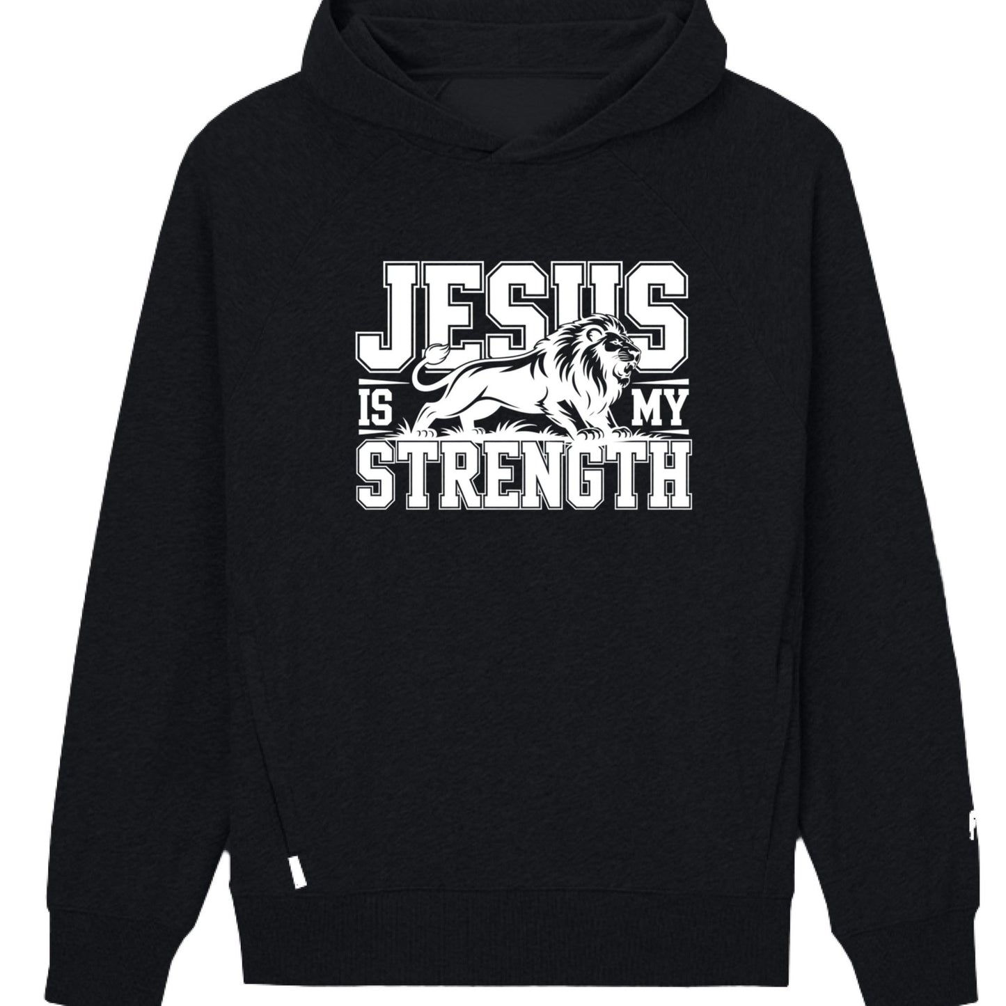 He Is My Strength Men’s Christian Pullover Hooded Sweatshirt - ClaimedbyGodDesigns