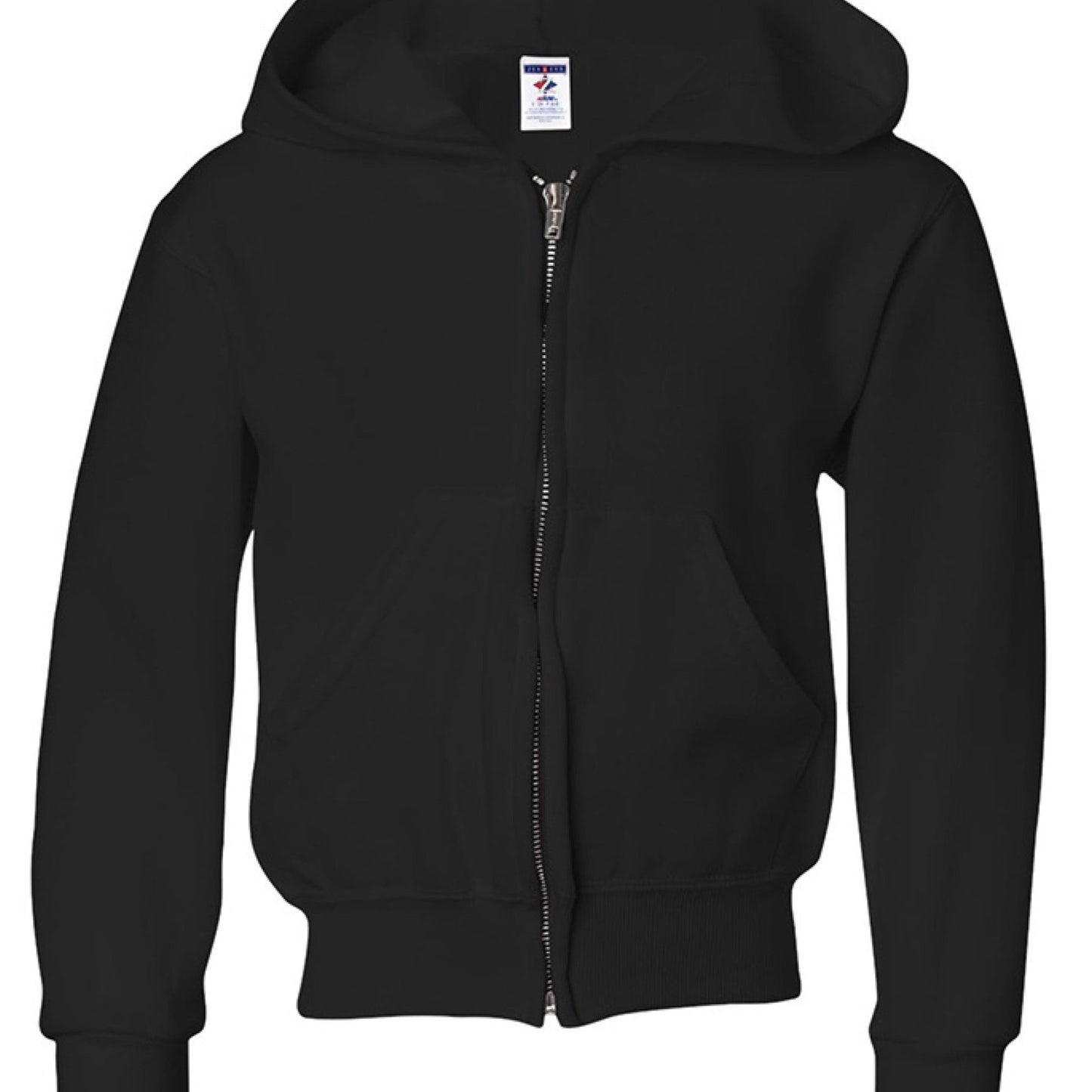 I Live For Him Youth Christian Fleece Full - Zip Hooded Sweatshirt - ClaimedbyGodDesigns