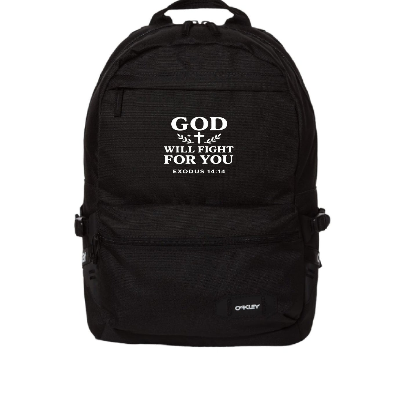 He Will Fight For You Christian Backpack - ClaimedbyGodDesigns