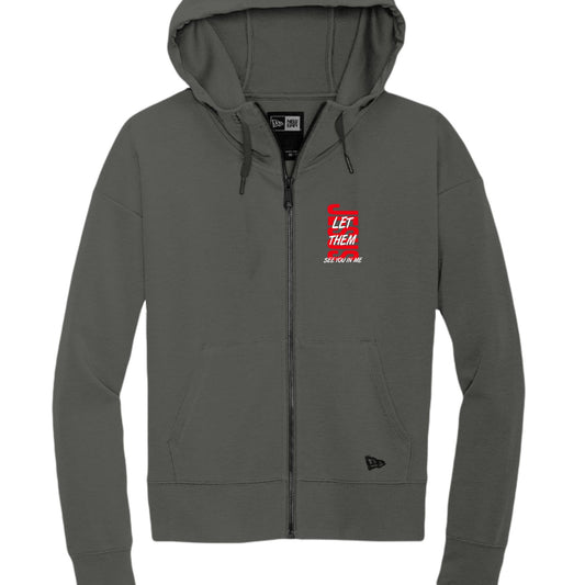 Let Them See You In Me Women's Christian Full - Zip Hooded Sweatshirt - ClaimedbyGodDesigns