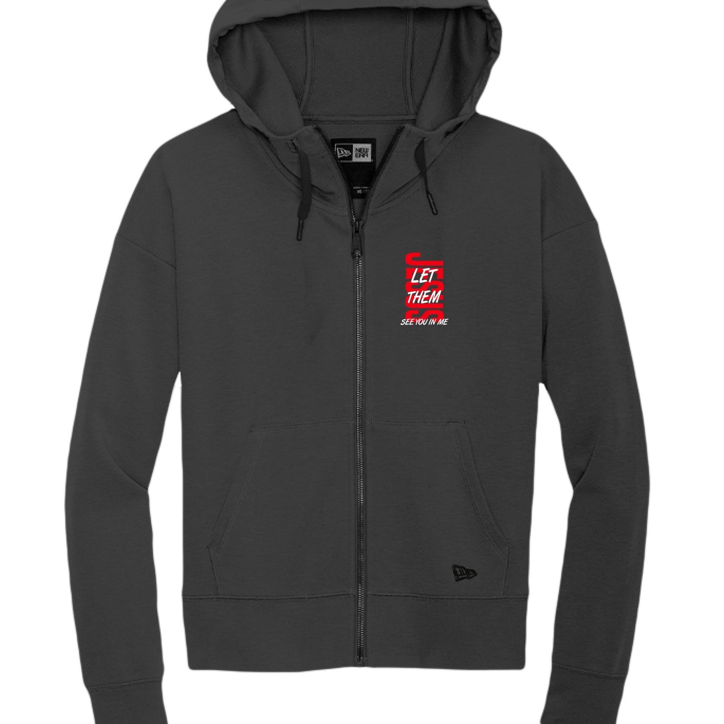 Let Them See You In Me Women's Christian Full - Zip Hooded Sweatshirt - ClaimedbyGodDesigns