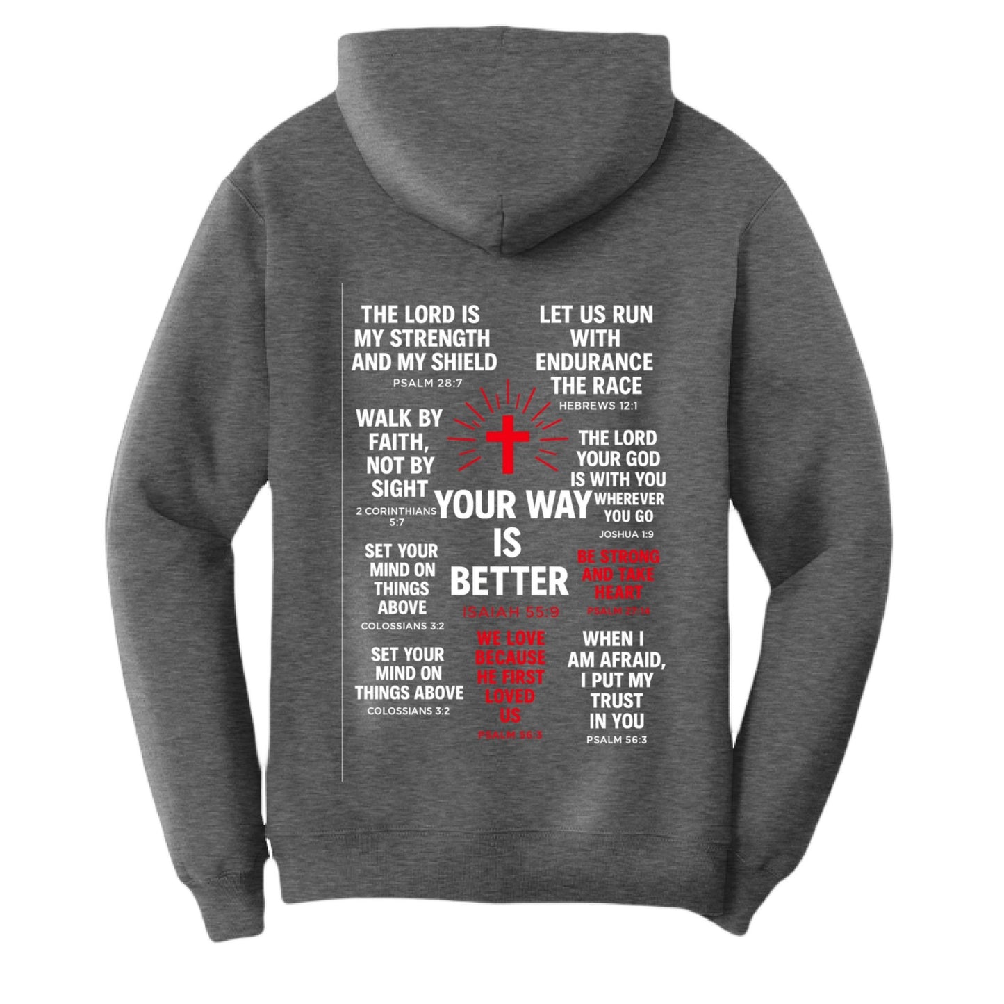 Your Way Is Better Unisex Christian Pullover Hooded Sweatshirt - ClaimedbyGodDesigns
