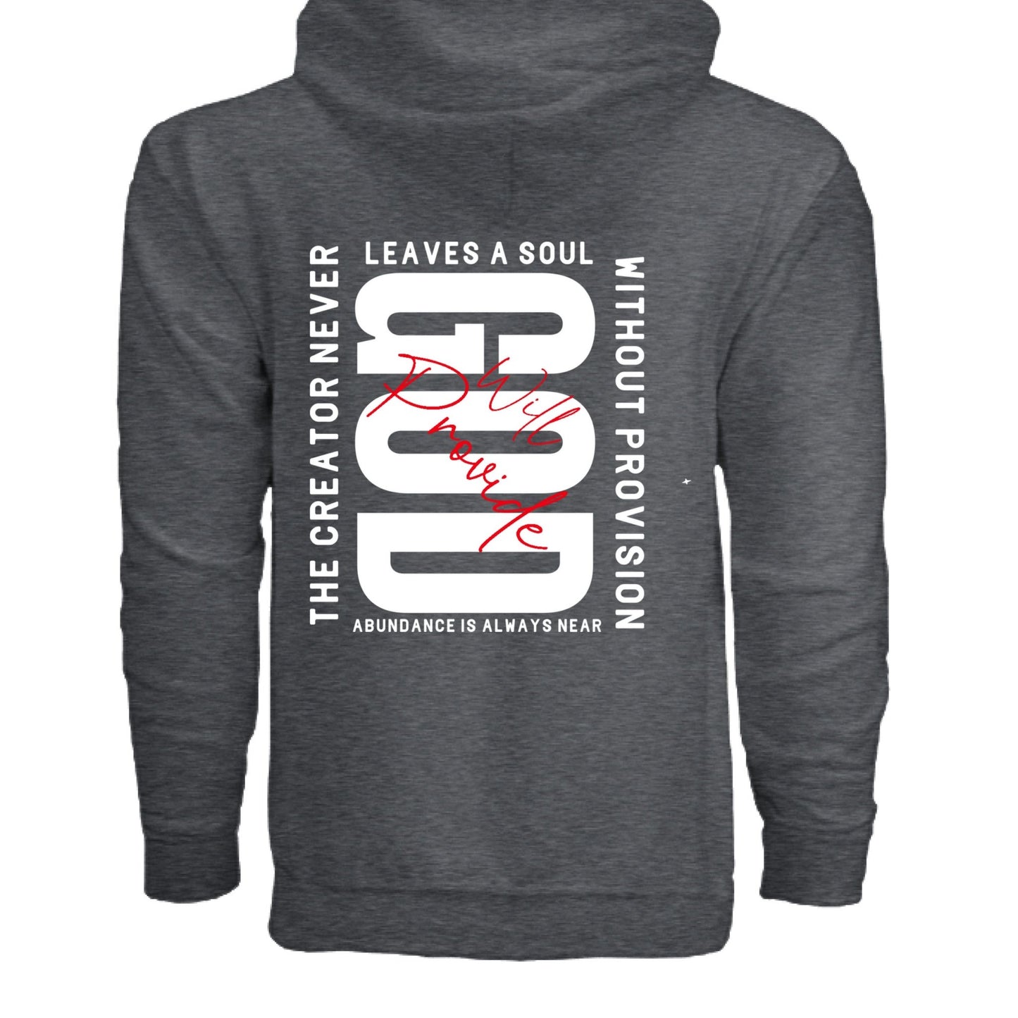 He Will Provide Unisex Full - zip Hooded Sweatshirt - ClaimedbyGodDesigns
