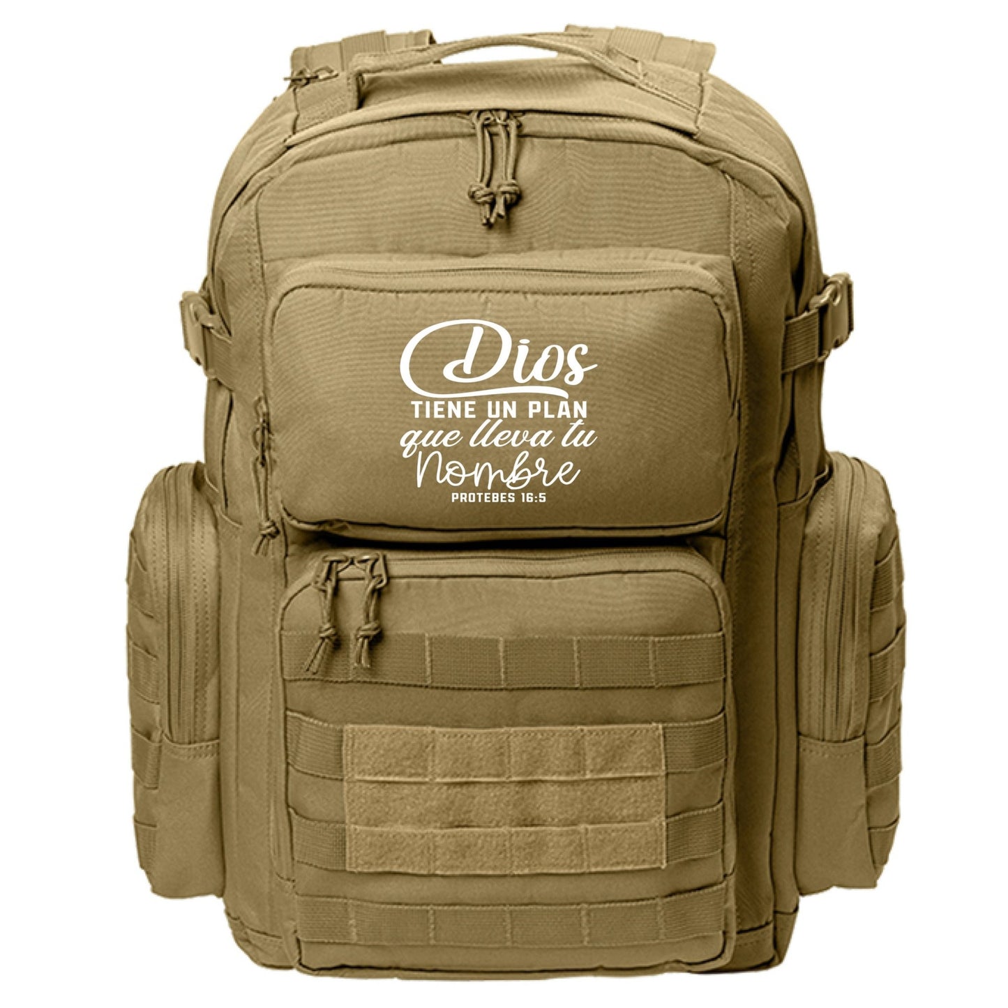 Dios Tiene Un Plan Spanish Christian Backpack - ClaimedbyGodDesigns