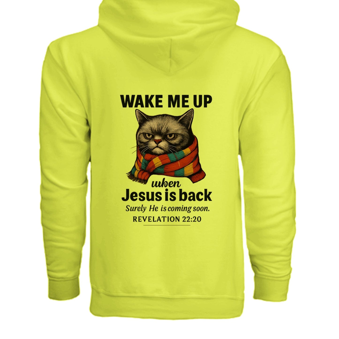 Wake Me Up When He's Back Funny Christian Unisex Full - zip Sweatshirt - ClaimedbyGodDesigns