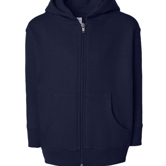 His Vibes Toddler Christian Full - Zip Hooded Sweatshirt - ClaimedbyGodDesigns