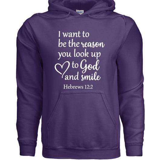 I Want To Be The Reason Unisex Christian Pullover Hooded Sweatshirt - ClaimedbyGodDesigns