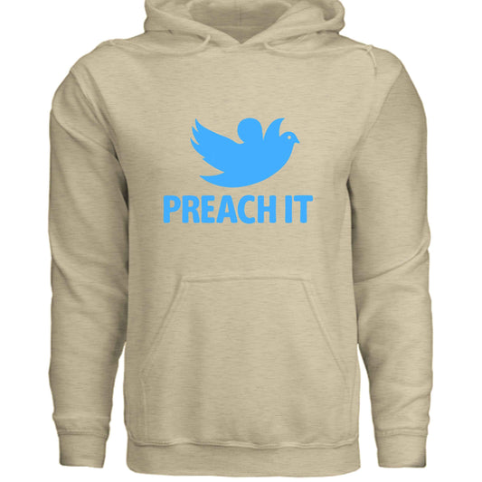 Faith Hoodie – “Preach It” (Social - Inspired Parody) - ClaimedbyGodDesigns