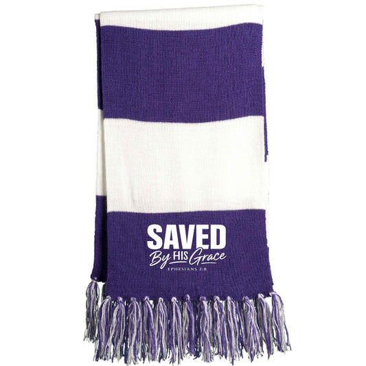 Saved By His Grace Christian Scarf - ClaimedbyGodDesigns