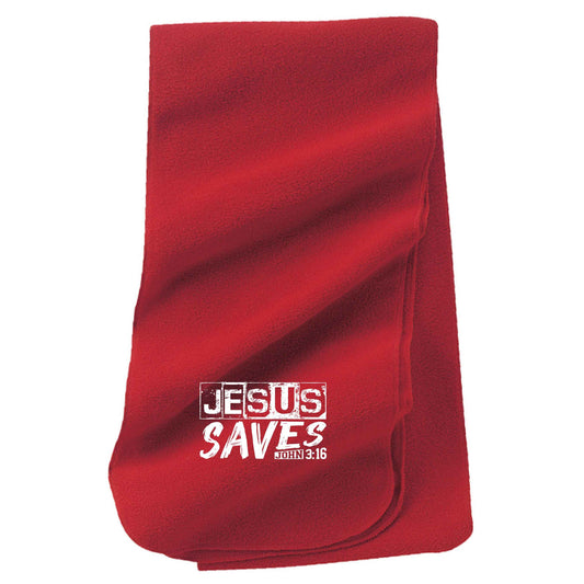 He Saves Christian Scarf - ClaimedbyGodDesigns