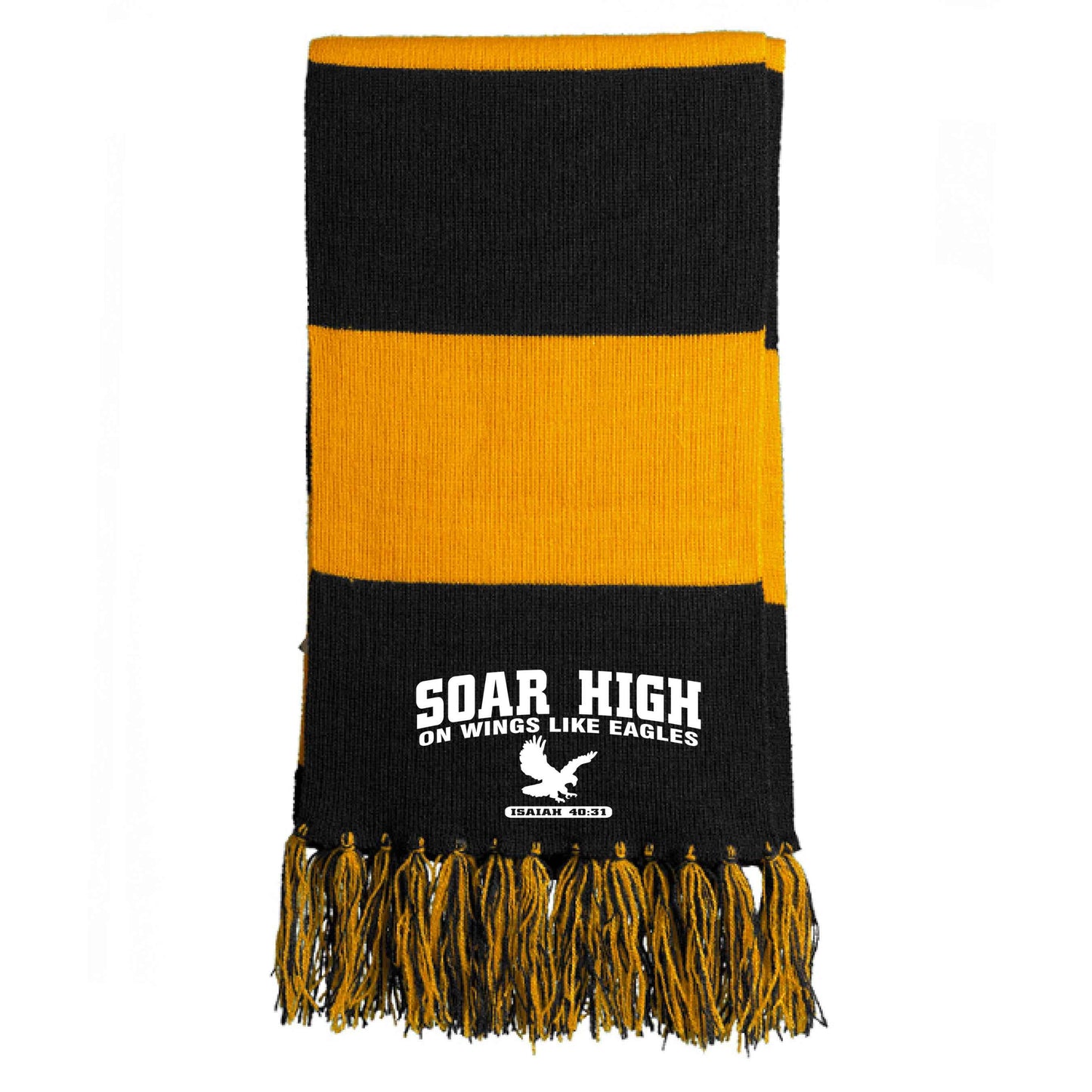 Soar High On Wings Like Eagles Christian Scarf - ClaimedbyGodDesigns
