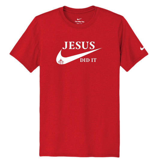 He Did It Unisex Christian Premium T-shirt - ClaimedbyGodDesigns