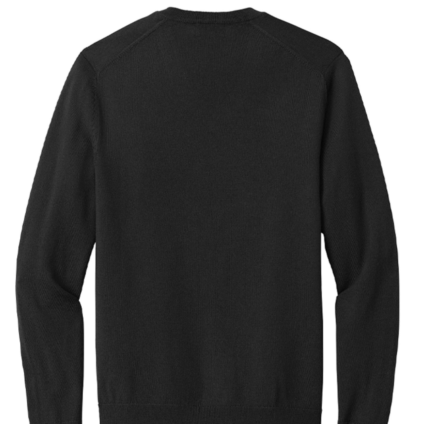 Man Of Faith Premium Men’s Christian Merino V - Neck Sweatshirt - ClaimedbyGodDesigns