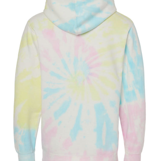 Im A Project That Keeps Him Busy Women's Christian Tie-dyed Hooded Sweatshirt - ClaimedbyGodDesigns