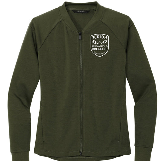 2 Corinthians 10:4 Stronghold Breakers Women’s Kingdom Code Christian Jacket - ClaimedbyGodDesigns